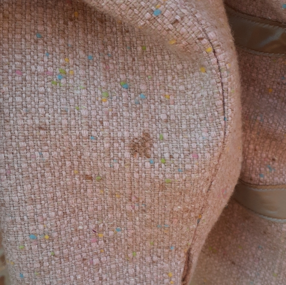 Tracy Reese Pink Wool Tweed Blazer Jacket SZ 8 - Picture 4 of 5